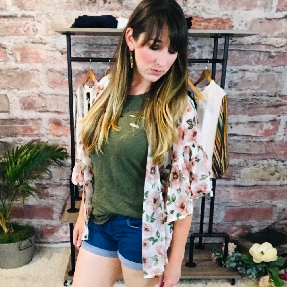 Floral kimono